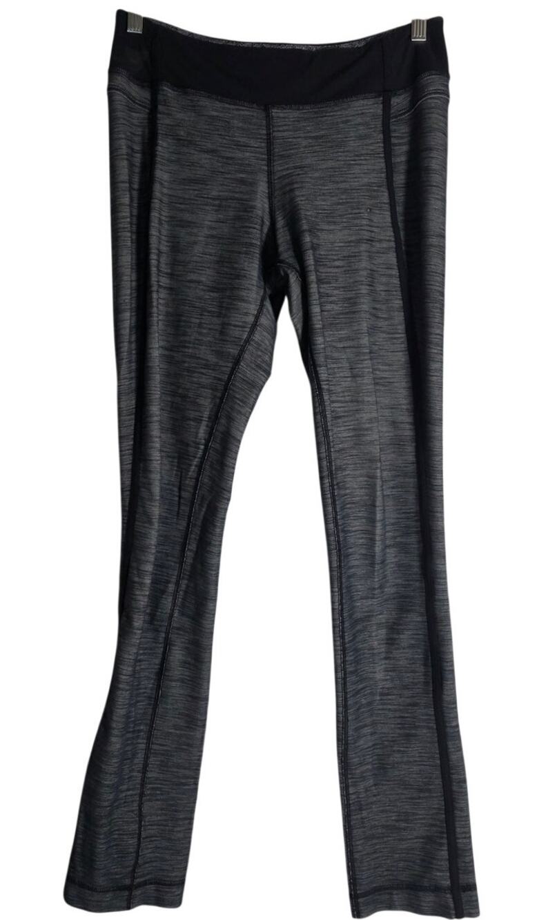 Lululemon Women's Size 8 Gray Bootcut Yoga Pants Athletic Flare Leggings